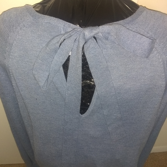 NWT Loft Tie Back Sweater, Sz S - Picture 4 of 5